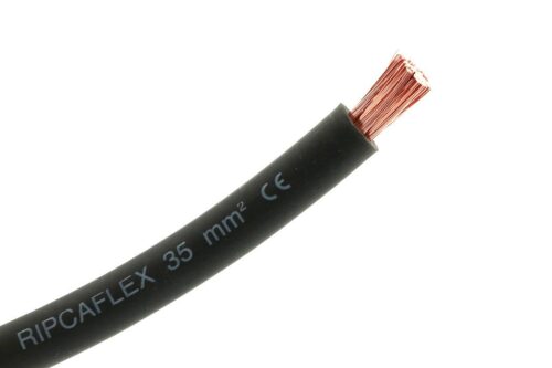 1x35mm² | Sort | Ripcaflex batterikabel