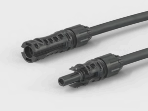 6mm² solcellekabel på mål med stik