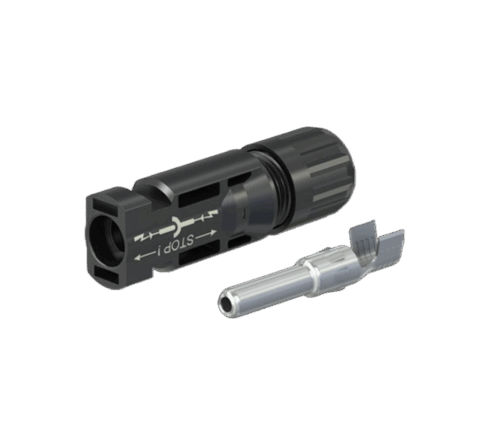 Stäubli MC4 Solcellestik Han (-), 4-6mm²